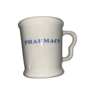 Fishs Eddy apothecary PHARMACY Mug Vintage Discontinued